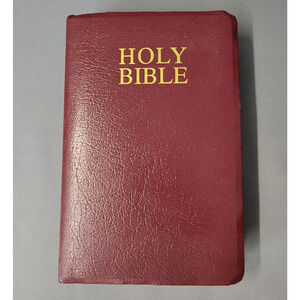 Holy Bible Book Kings James Version With Helps Words Of Christ Red Letter 2002